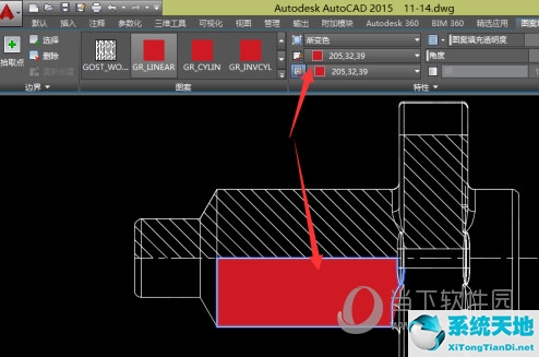 autocad2018填充颜色(2016版cad如何填充颜色)