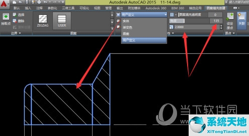 autocad2018填充颜色(2016版cad如何填充颜色)