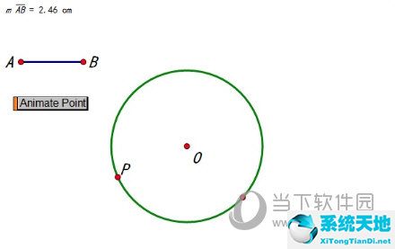 如何用几何画板画出点动成圆(几何画板圆上的点怎么移动)