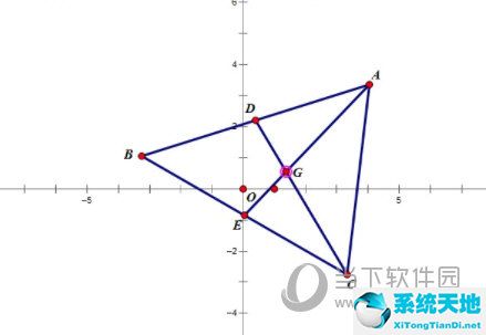 几何画板三角形相似的判定(几何画板验证三角形的重心坐标公式)