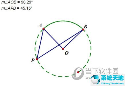 几何画板圆周角定理动态演示(几何画板绘制圆的周长)