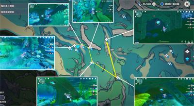 原神枫丹特产苍晶螺采集路线是什么-枫丹特产苍晶螺采集路线介绍