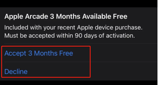 applearcade免费三个月怎么领