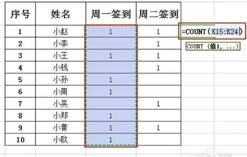 count函数怎么用